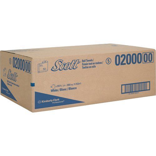 Kimberly-Clark Professional KIM02000 SCOTT High-Capacity Hard Roll Towels 8&#034; x 9
