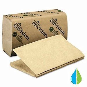 New! envision 1-Fold Paper Towel, 10-1/4 x 9-1/4, Brown, 23504