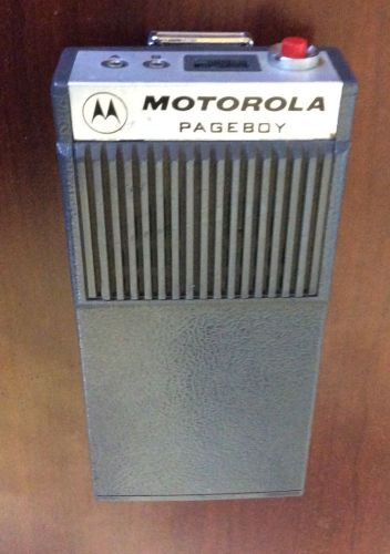 1960&#039;s Motorola Pageboy I - VHF MODEL H03BNC1107BQ  - 158.460MHz - 976 cap code