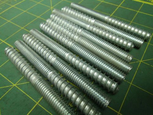 Anchors wood screw threaded studs 3/8-16 x 2 inches long (10) #56186 for sale