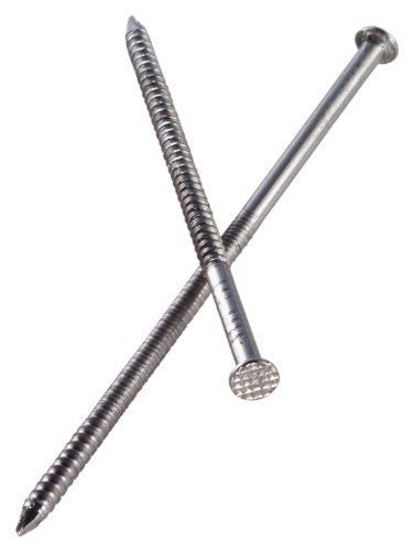 Annular ring shank box nails 2 1/2 gauge 1 pound stainless steel for sale