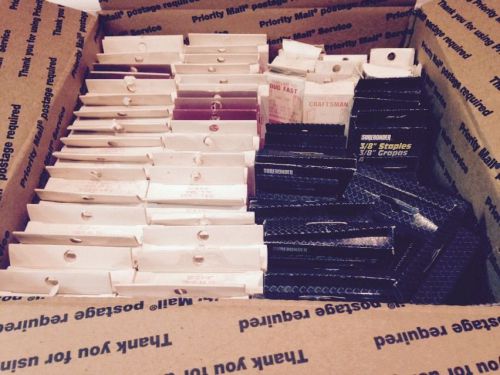 BOSTITCH, Surebonder &amp; Similar To Bostitch Staples-lot of 66 Packages-NEW!