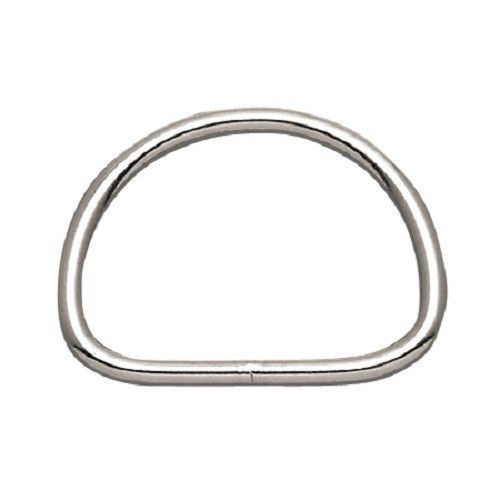 10 PACK OF STAINLESS D RINGS 1/8&#034; X 1&#034; , RING, D RING, ROUND RING
