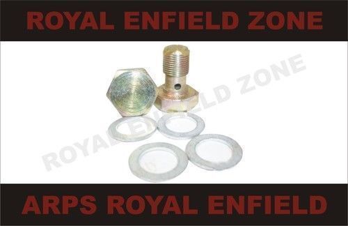 Royal enfield oil pipe banjo washer &amp; bolt kit 144591  us for sale
