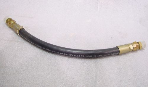 Hydraulic hose 1250 psi ,  3/4 &#034; x 24&#034; no-skive for sale
