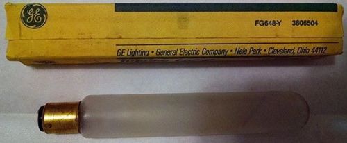 FG648-Y GE - FROSTED TUNGSTEN LAMP- New