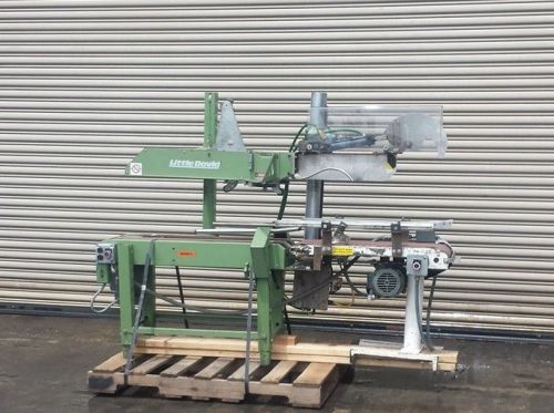 Little david top case taper sealer with rear flap tuck and conveyor for sale
