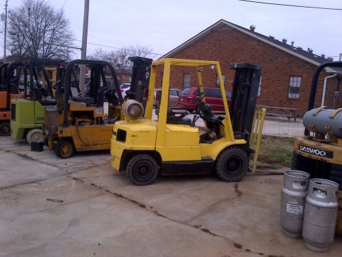 Hyster h50xm, 5000lb capacity pneumatic forklift,  wholesale