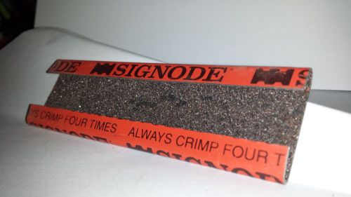 Signode sandpaper seals - 3 sizes for sale