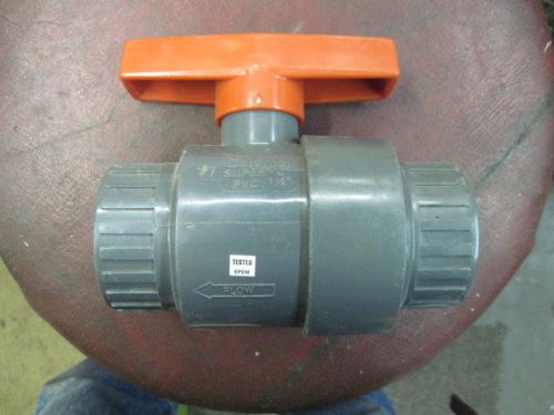 New colonial super c  pvc 1 1/2&#034; non-threaded ball gate/valve for sale
