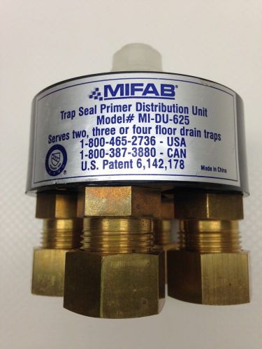 New MIFAB drain trap seal primer distribution unit MI-DU-625 