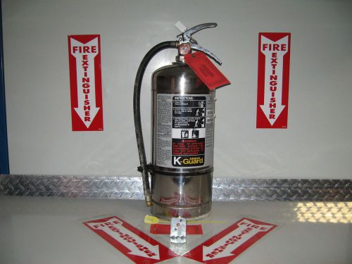 6L model K  amerex ansul fire extinguisher with new certification tag wet chem