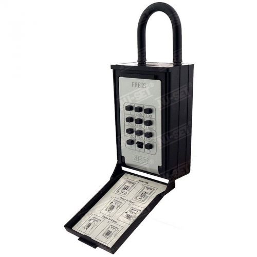 Key / Card Storage Lockbox Push Button Lock Box for Seniors, Medical Emergency