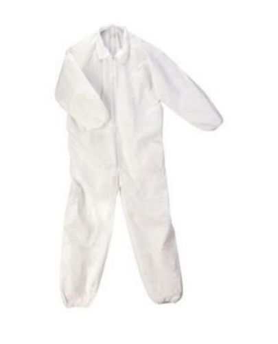 VWR Advanced Protection Irradiated White Coverall X-Large 414004-446 Qty 25 *NEW