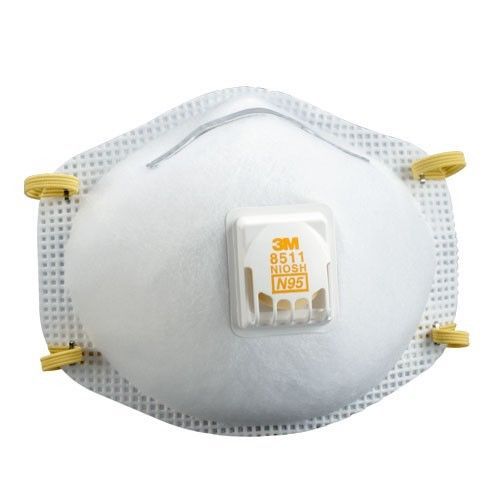 Box of 10 - 3M 8511 Particulate Respirator w/Cool Flow Valve