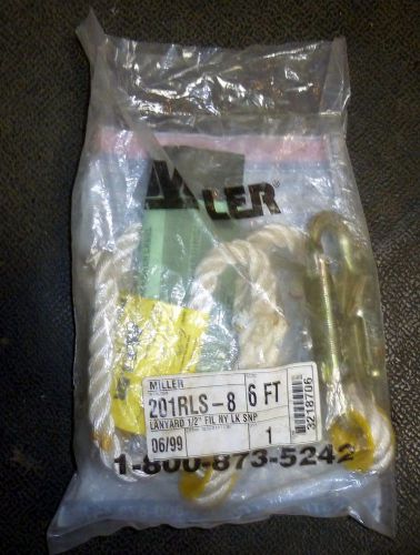 Miller 201rls-8 gft lanyard 1/2&#034; fil ny lk- this is  new in pkg for sale