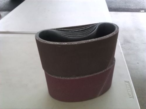 10 - 3&#034; x 18&#034; 40 grit aluminum oxide sanding belts