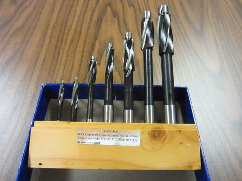 7pcs/set metric cap screw counterbore set,3mm up to 12mm, part# 510-mm---new for sale