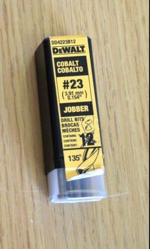 DEWALT #23 Wire Cobalt Jobber Length Drill Bit (8-Pack)