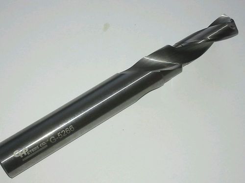 USED SOLID CARBIDE STEP DRILL .562&#034; &amp; .710&#034; COOLANT THRU , SHANK DIA. IS .750