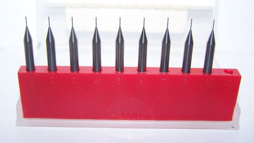 (9) .0138 new micro carbide drills sd40 0138 for sale