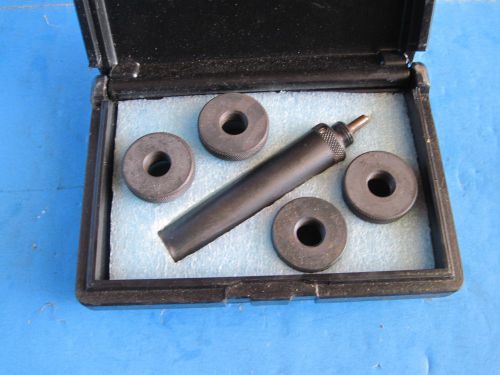 Vintage centr-o-punch no. 301 jumbo set w handle &amp; 4 cutter dies w hard case for sale