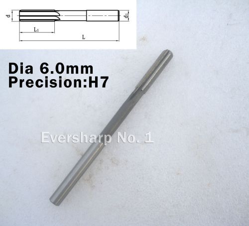 Lot 1pcs hss straight shank machine reamers dia 6.0mm precision h7 for sale