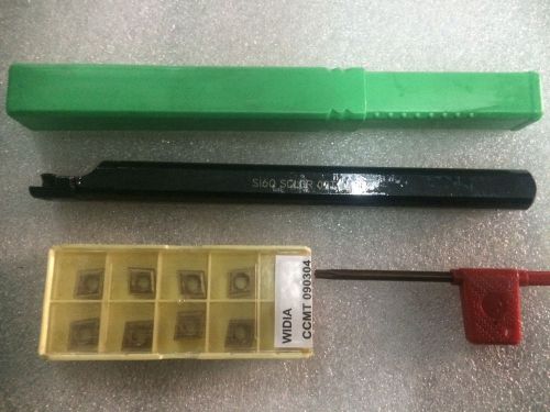 Indexable lathe turning boring bar 16mm sclcr with 10 ccmt 09 inserts tips widia for sale