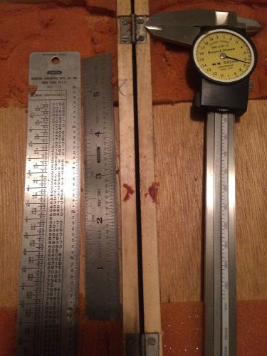 Central Forge Vernier Caliper Metric Inch Range 0-150mm 0-6in 0.02mm Stainless