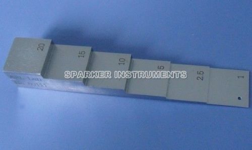 Calibration Block Calibrator for All Ultrasonic Thickness Gauge Meter Tester(mm)
