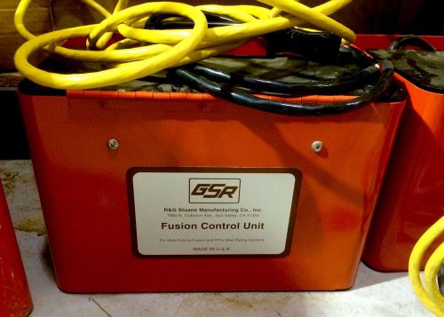 R&amp;G Sloane GSR Fusion Control Unit Pipe Indicator Fusing Fuseal PPro System 1200