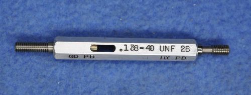 6-40 unf-2b thread plug gage go no/go - .138 - 40 t.p.i. - pmc industries for sale