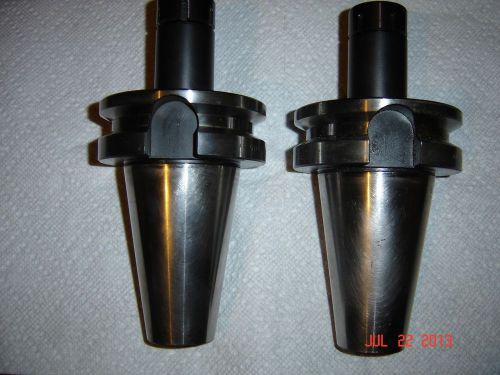 Two BT50 HOLDER- COLLET CHUCK- MST - CTA ULTRA-PRECISION - HIGH SPEED, HIGH FEED