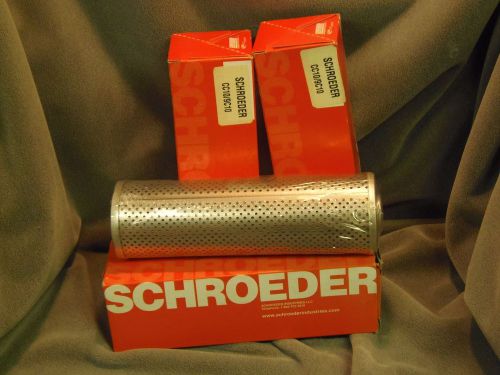 (3) schroeder cc10/9c10 hydraulic filter element (set) nib free us shipping for sale