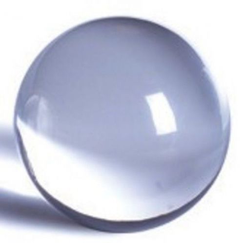 ACRYLIC BALL 8&#034; CLEAR SOLID ( NOT HOLLOW ) LUCITE PERSPEX PLEXIGLAS 16602-4