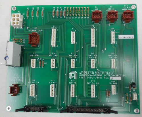 0100-20157, amat, applied materials, pcb assy, loader, mainframe interconnect for sale