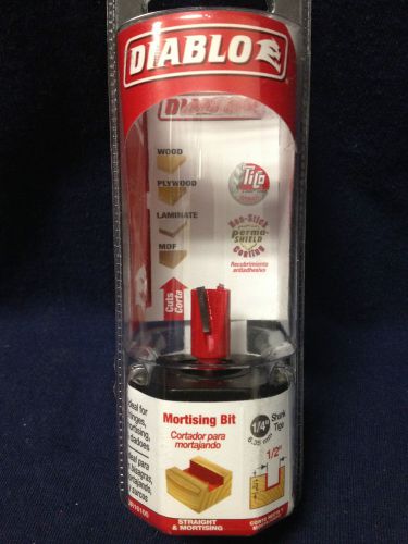 Diablo 1/2 in. x 1/2 in. carbide mortising router bit-new in sealed packaging for sale