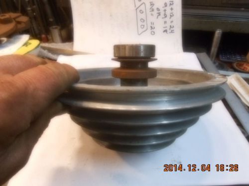 Drill press pulley large multi groove, delta rockwell for sale