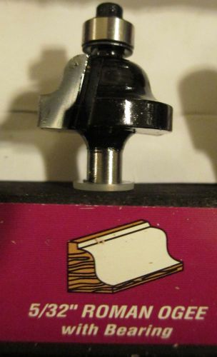 5/32&#034; ROMAN OGEE ROUTER BIT FOR EDGE DETAILING 1/4&#034; SHANK C3 CARBIDE TIP.  NEW!