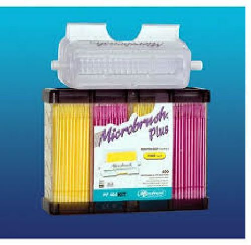 Microbrush Plus Dispenser Kit Fine Size Pink/Yellow PF400-KIT