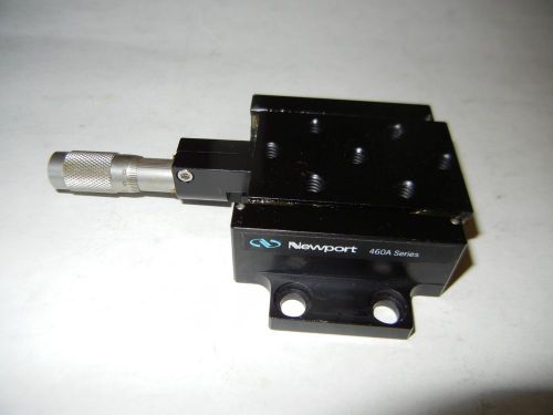 Newport 460A X Axis Linear stage 1/2&#034; travel with Newport SM-13 Micrometer