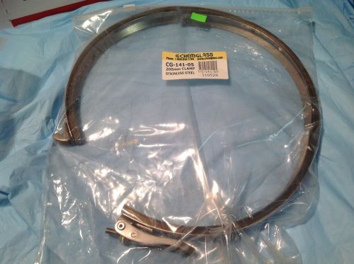 New chemglass 200mm clamp for reaction flanges and lids cg-141-05 for sale