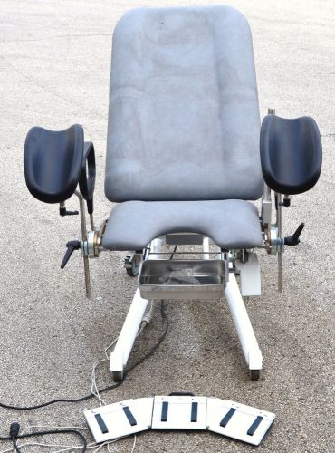 Sonesta stille type 6300 gynecology power exam chair / table for sale