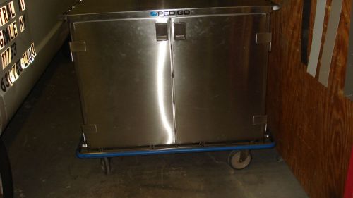 Pedigo Stainless Steel Enclosed Case Cart (45&#034; W 27&#034; D 39&#034; H)