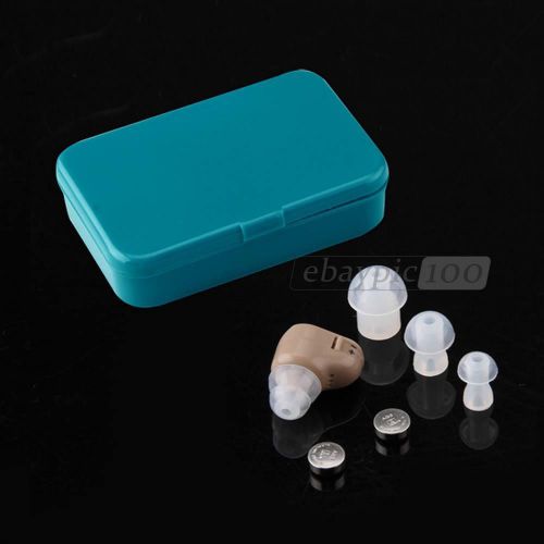 MINI BEST Sound Amplifier Adjustable IN THE EAR Hearing Aids Aid Assistance