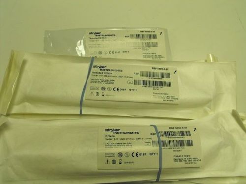 Stryker wire ref 53000-9-45 qty 5 ref 5500-9-62 qty 2 ref 5500-6-45 qty 1 ref for sale