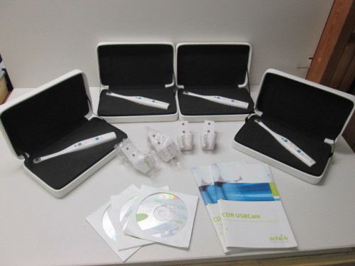 Lot of Four Schick USBCam Digital Dental Intraoral Cameras for Oral Photography