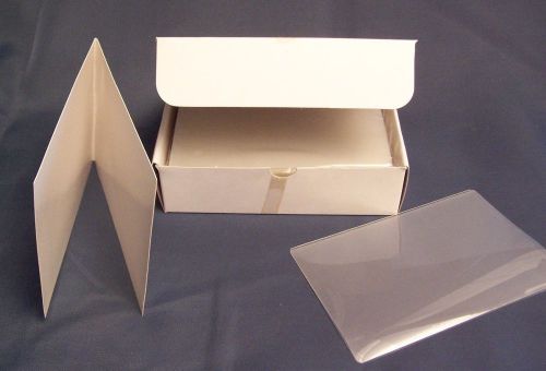 7 mil hot laminating pouches postal qty 100 3-9/16 x 5-5/16 lamination sleeves for sale