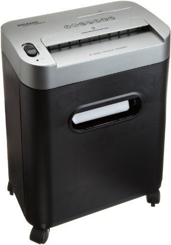 Amazonbasics??8-sheet micro-cut paper/cd/credit card shredder with pullout baske for sale