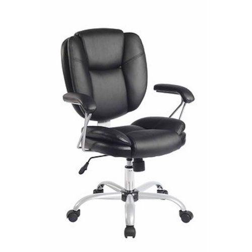 Techni mobili plush task chair - black for sale